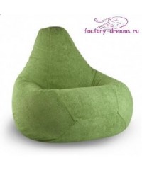 Кресло мешок зеленый велюр